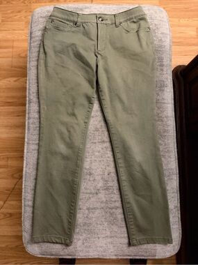 Christopher & Banks Olive Green Chino Pants
